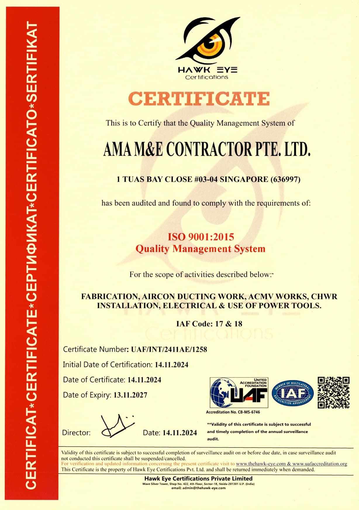 ISO 9001:2015